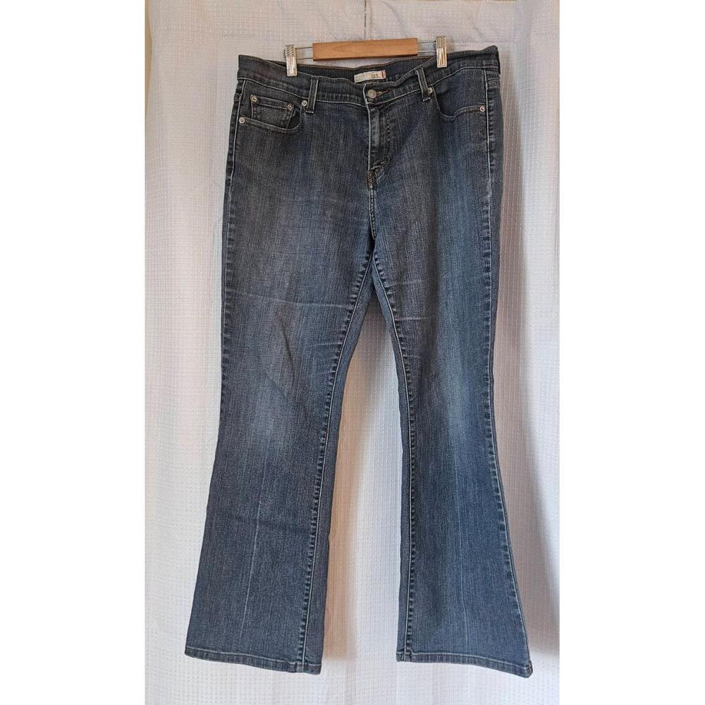 Levi's Jeans Women's Size 14 Medium Blue Bootcut Five Pocket 515s Blue Wash